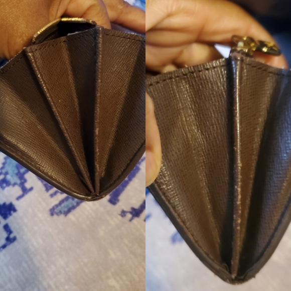 Louis Vuitton Damier Ebene Sarah Wallet Luxury Made in Spain 2007 - Picture 15 of 17